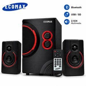 Ecomax 2.1 Multimedia Bluetooth Speakers